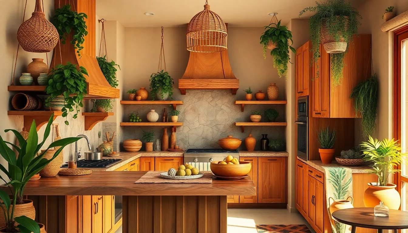 Boho Kitchen Color Palettes