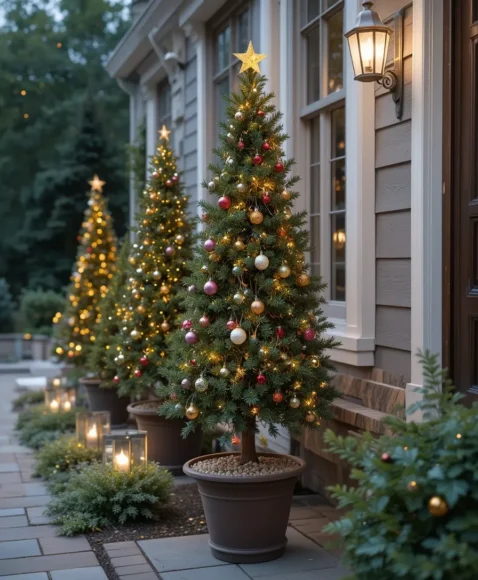 Christmas Topiary Trees