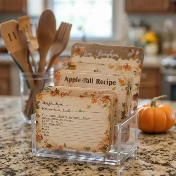 Showcase Autumn-Inspired Recipe Cards