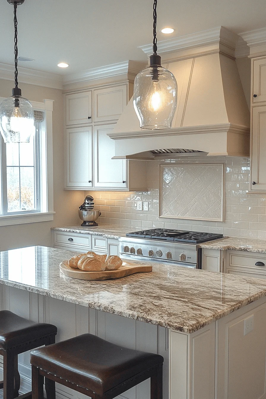 brown granite countertops