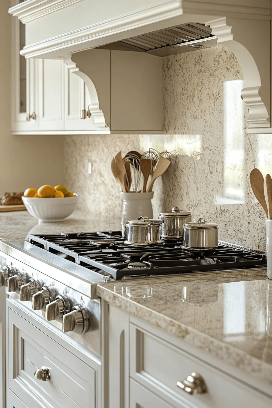 brown granite countertops