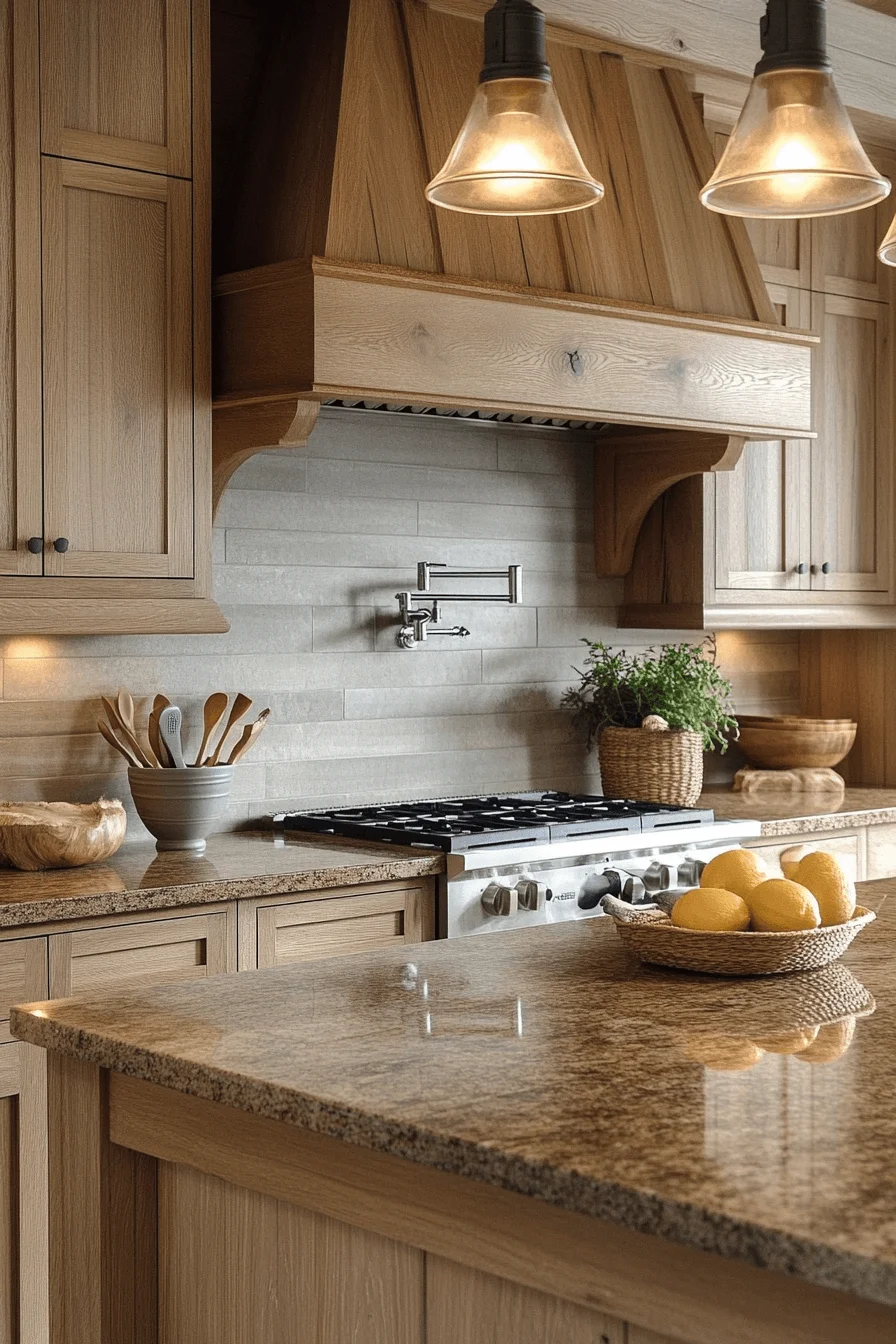 brown granite countertops