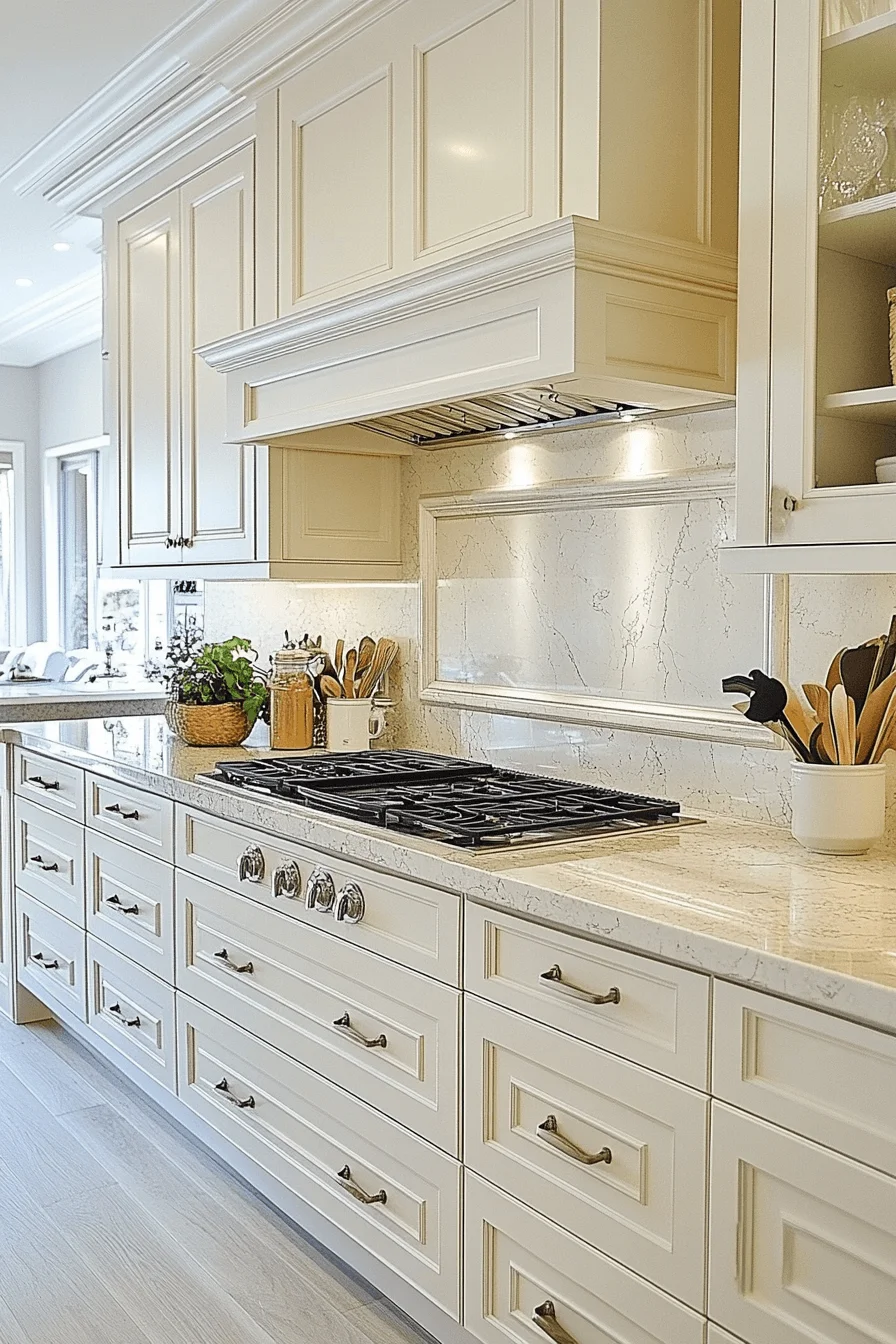 ivory kitchen cabinets