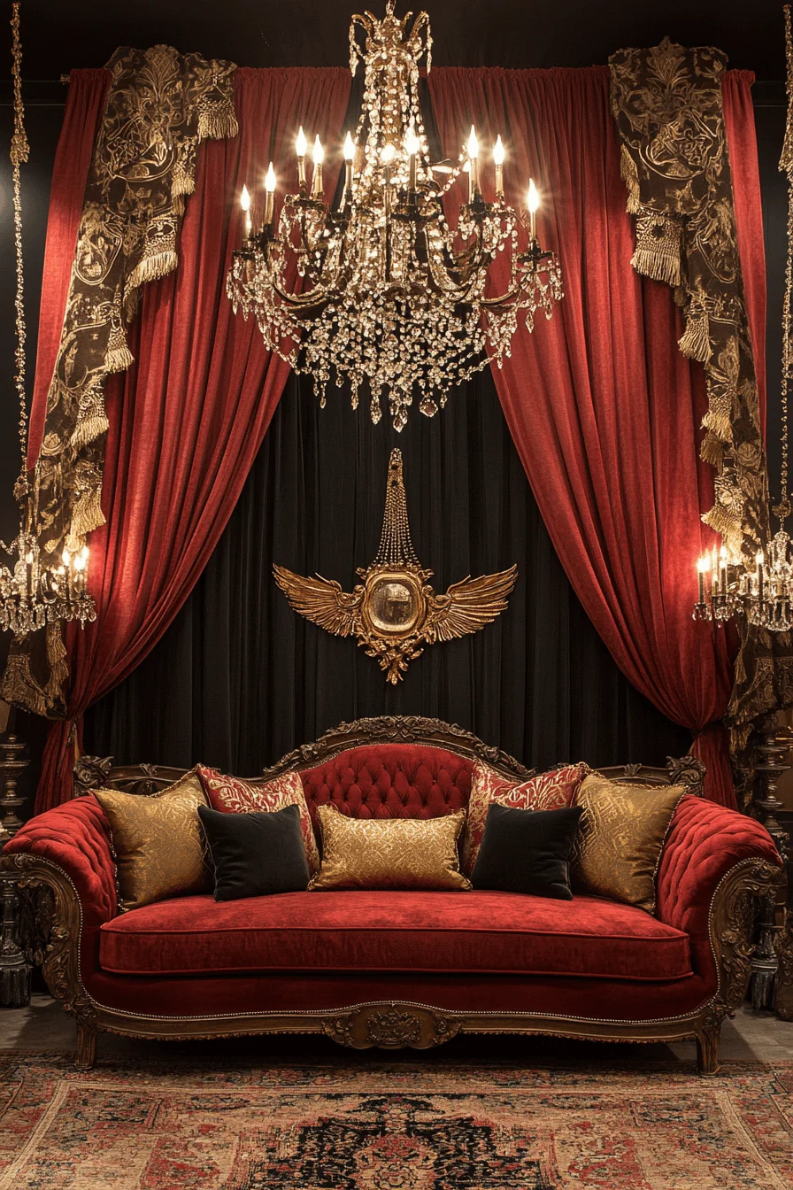 rust couch living room ideas