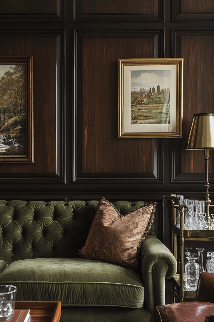 green couch living room ideas