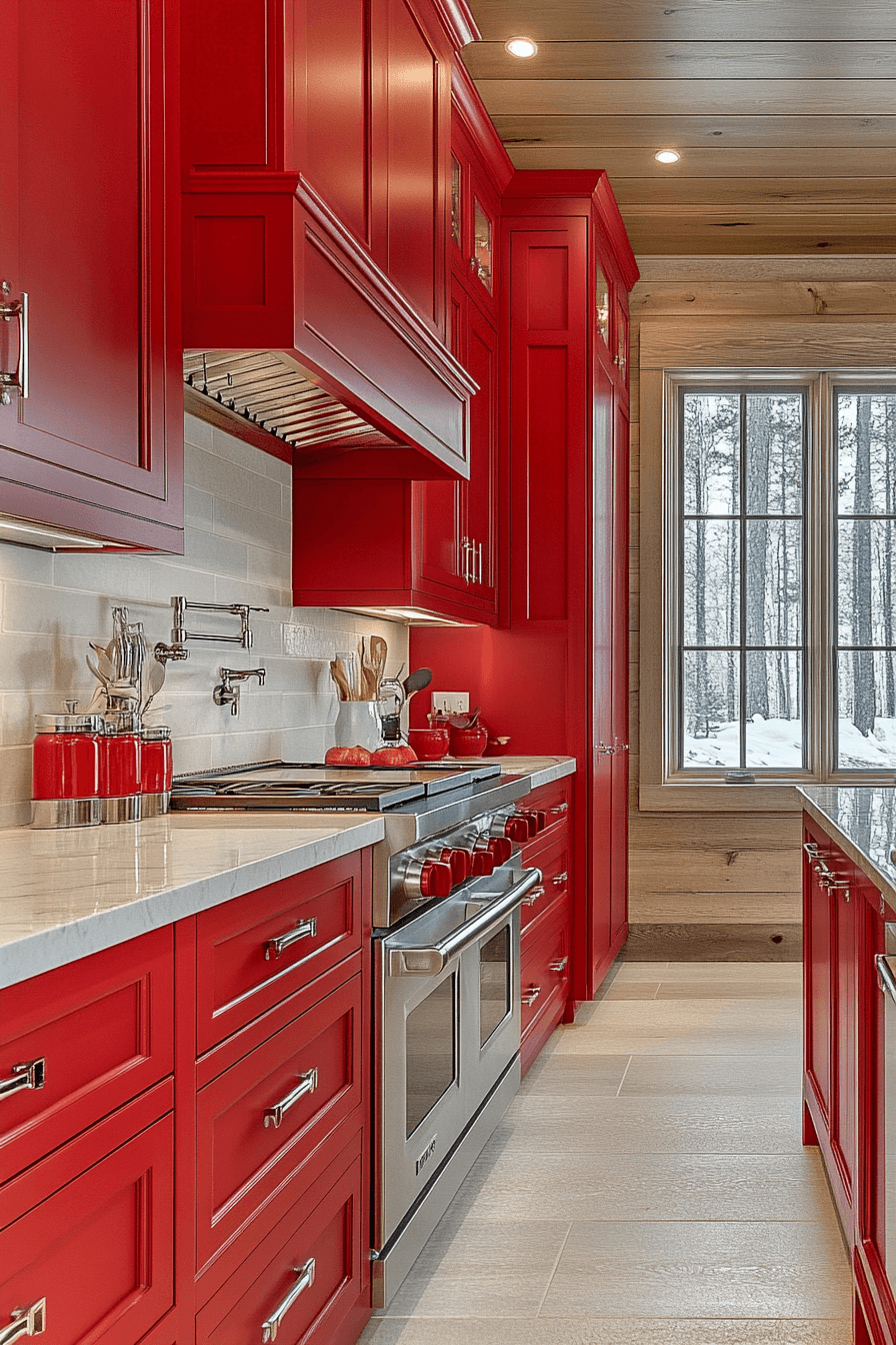 red oak kitchen cabinets