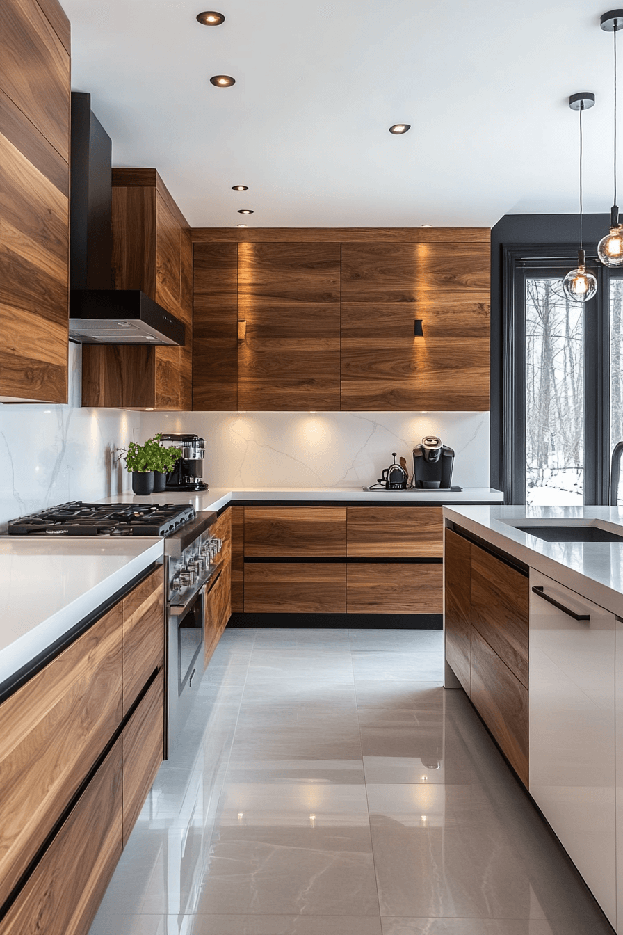 29 White and Wood Kitchen Cabinets for Timeless Design with a Twist white and wood kitchen cabinets