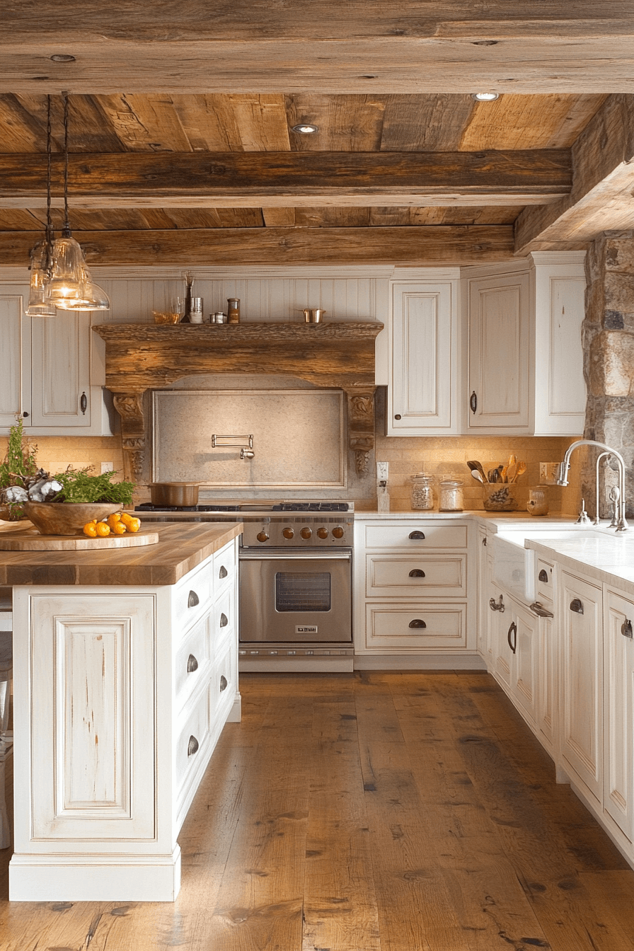 29 White and Wood Kitchen Cabinets for Timeless Design with a Twist white and wood kitchen cabinets