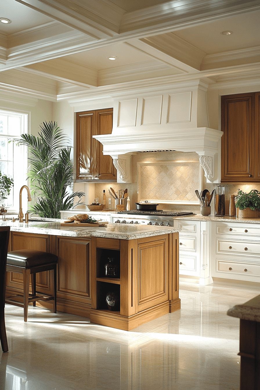29 White and Wood Kitchen Cabinets for Timeless Design with a Twist white and wood kitchen cabinets