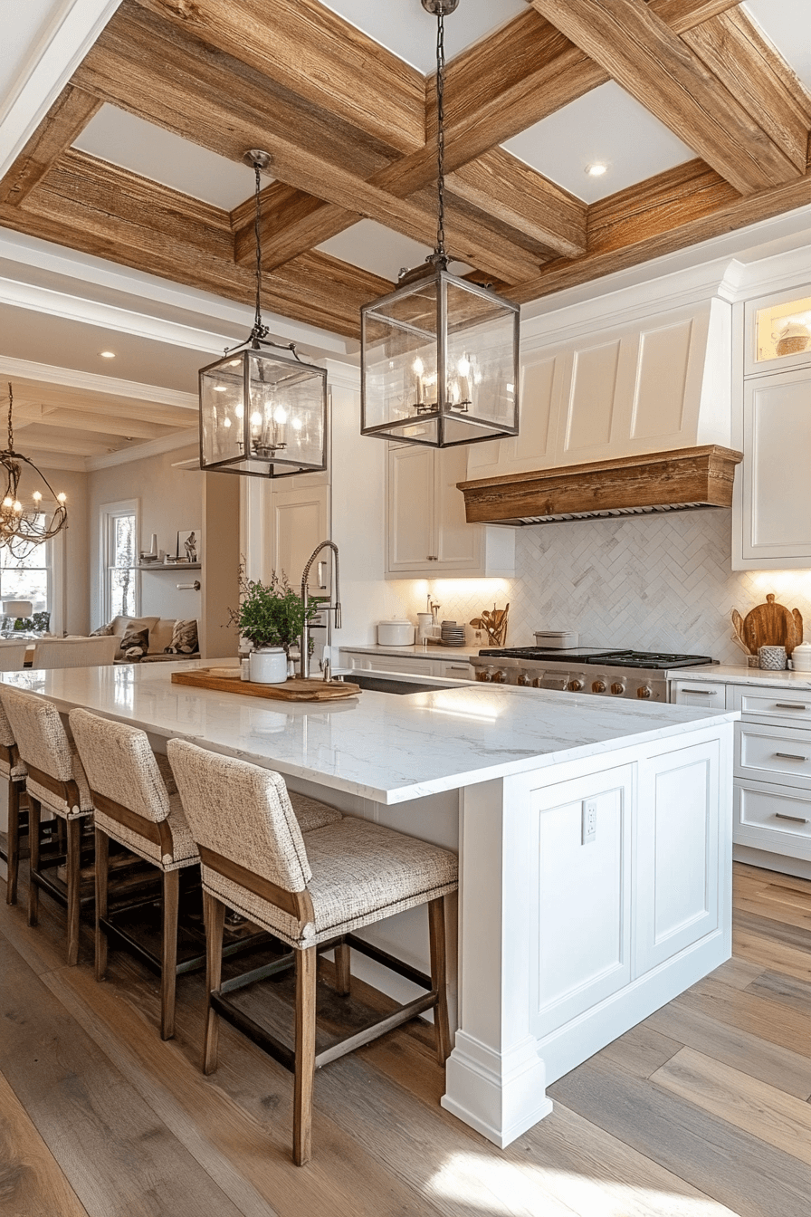 29 White and Wood Kitchen Cabinets for Timeless Design with a Twist white and wood kitchen cabinets