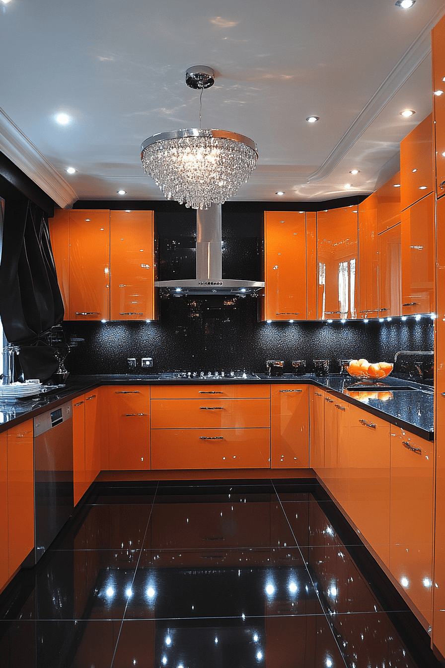terracotta kitchen cabinets