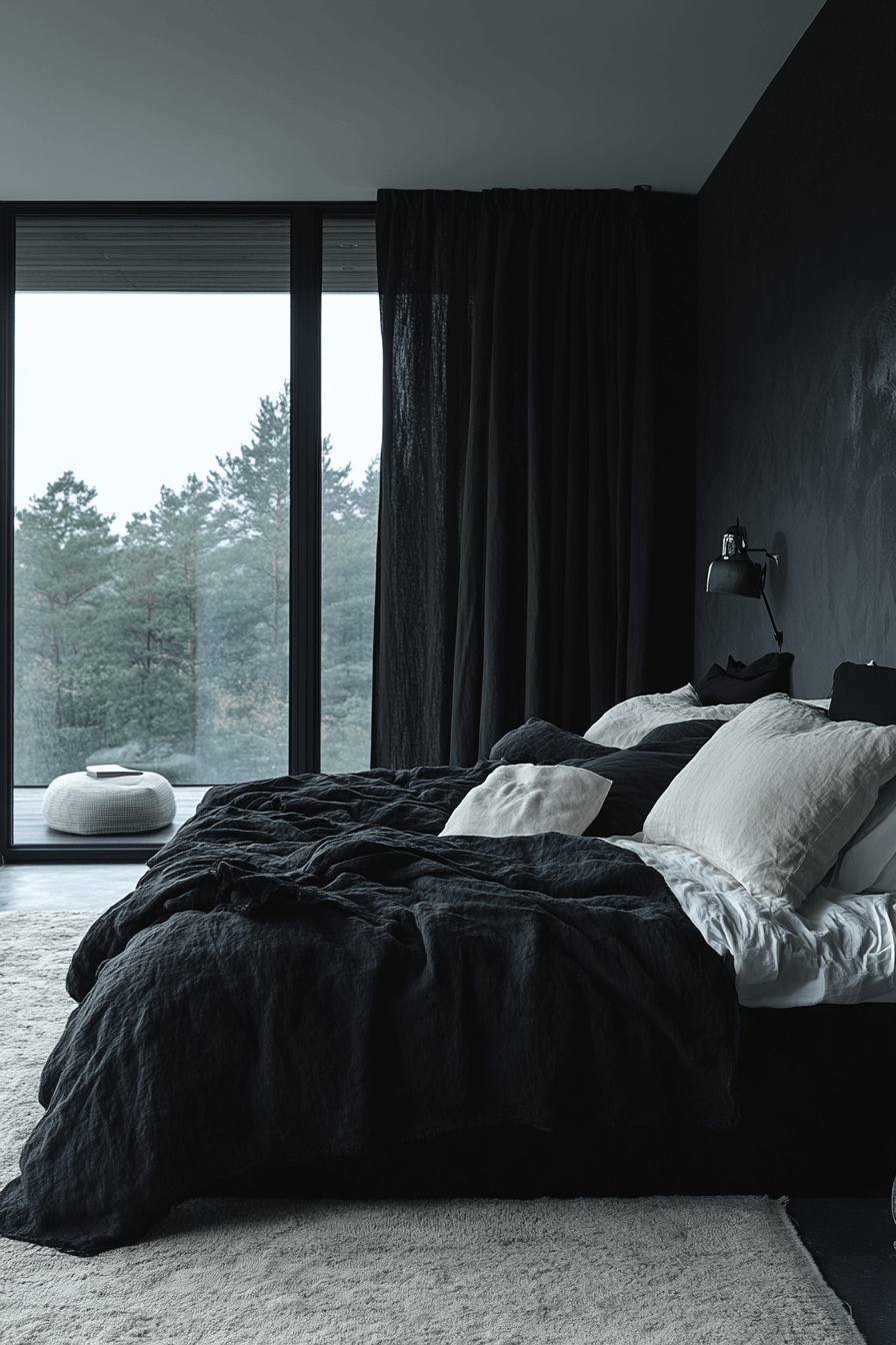 29 Minimalistic Bedroom Ideas Dark Aesthetic for Modern Living minimalistic bedroom ideas dark