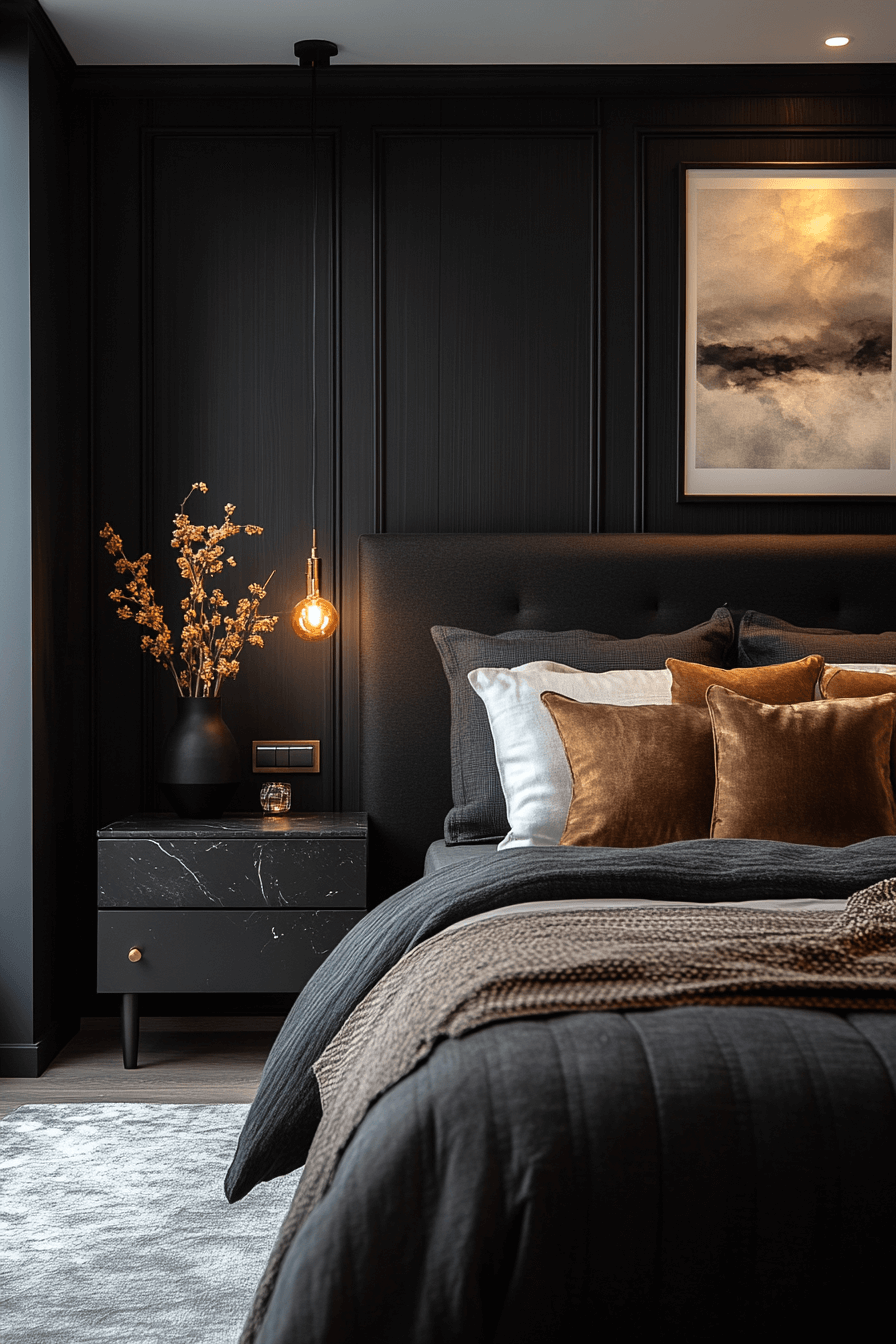 29 Minimalistic Bedroom Ideas Dark Aesthetic for Modern Living minimalistic bedroom ideas dark