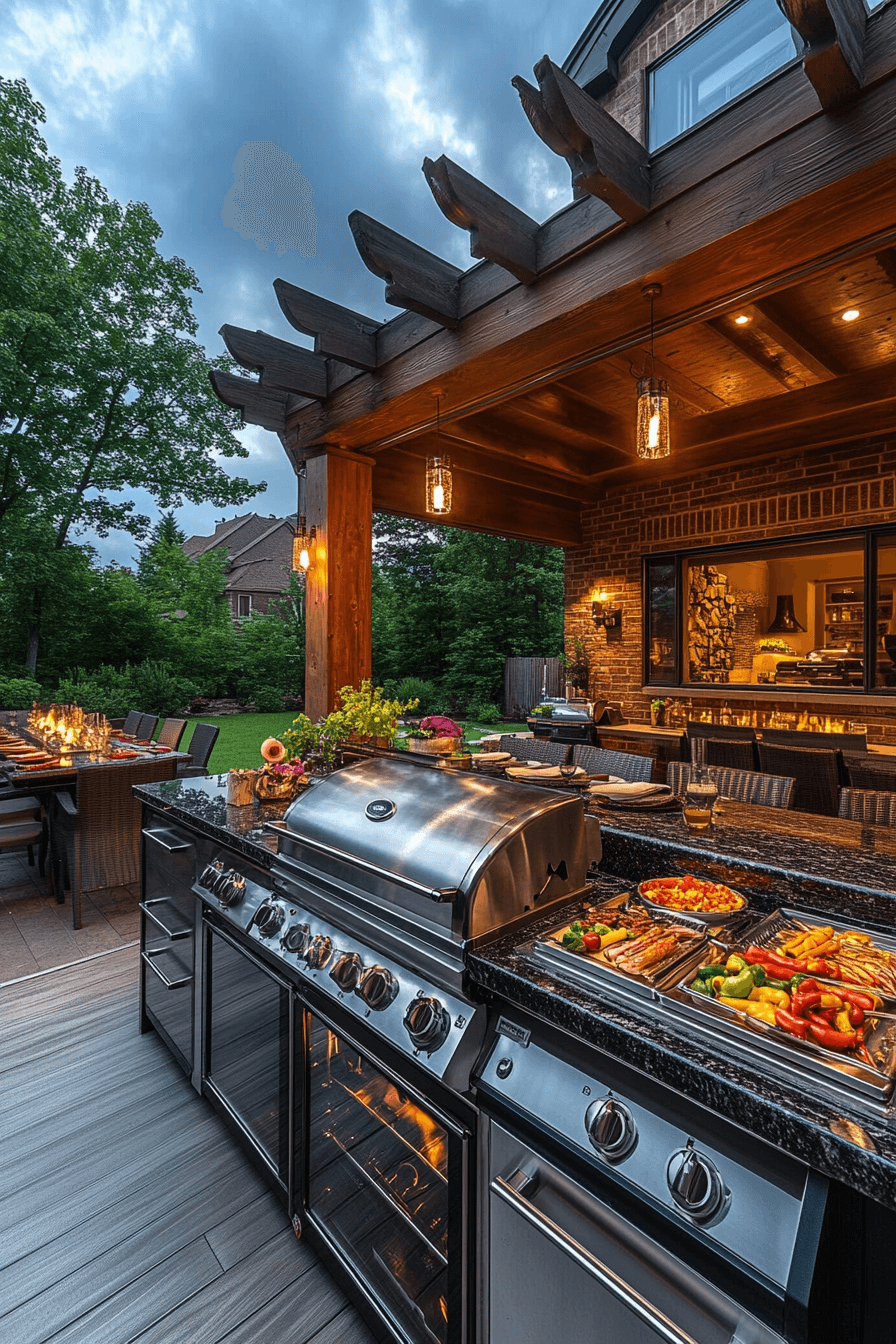 outdoor chef deck