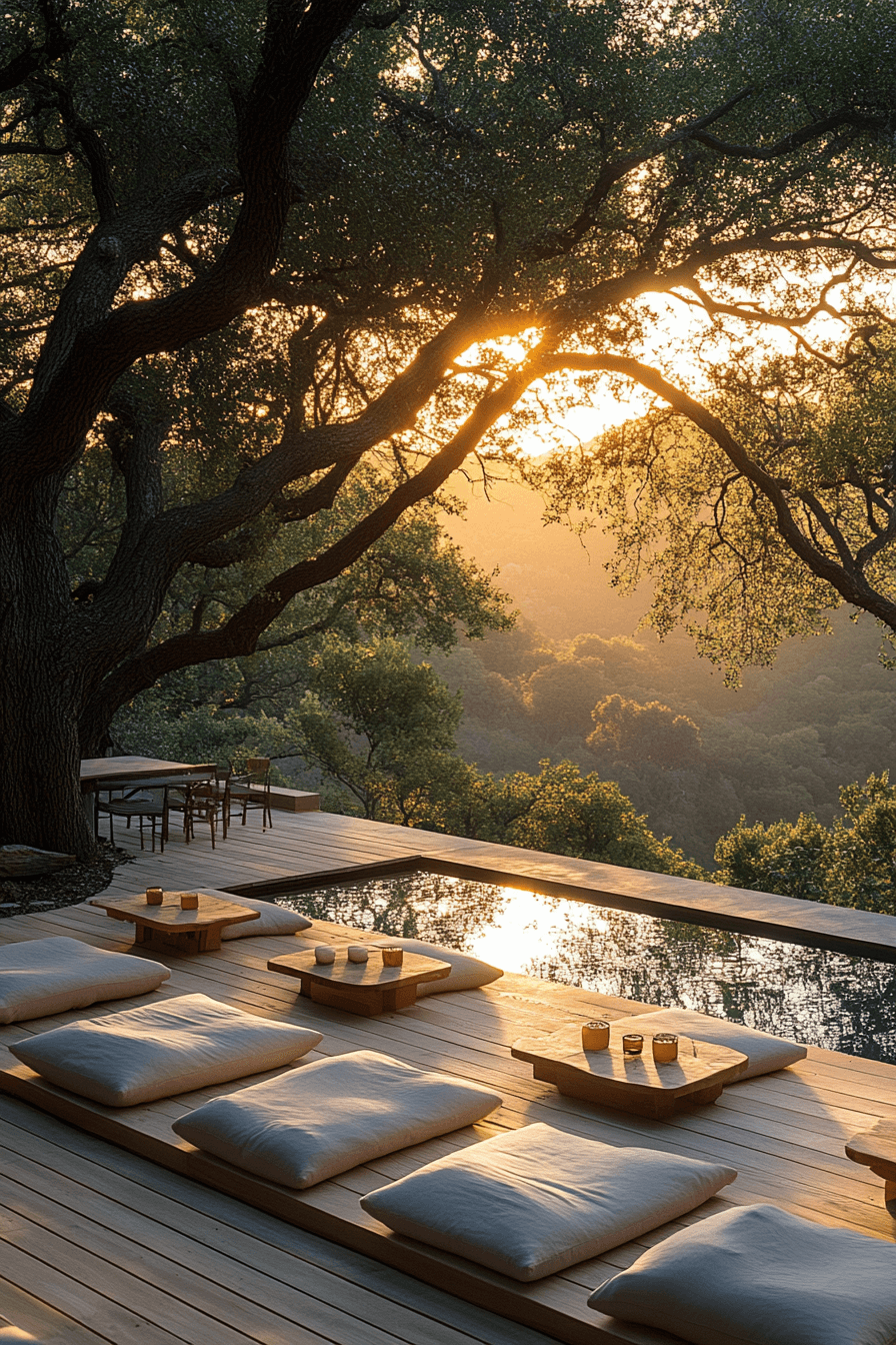 quiet reflection deck