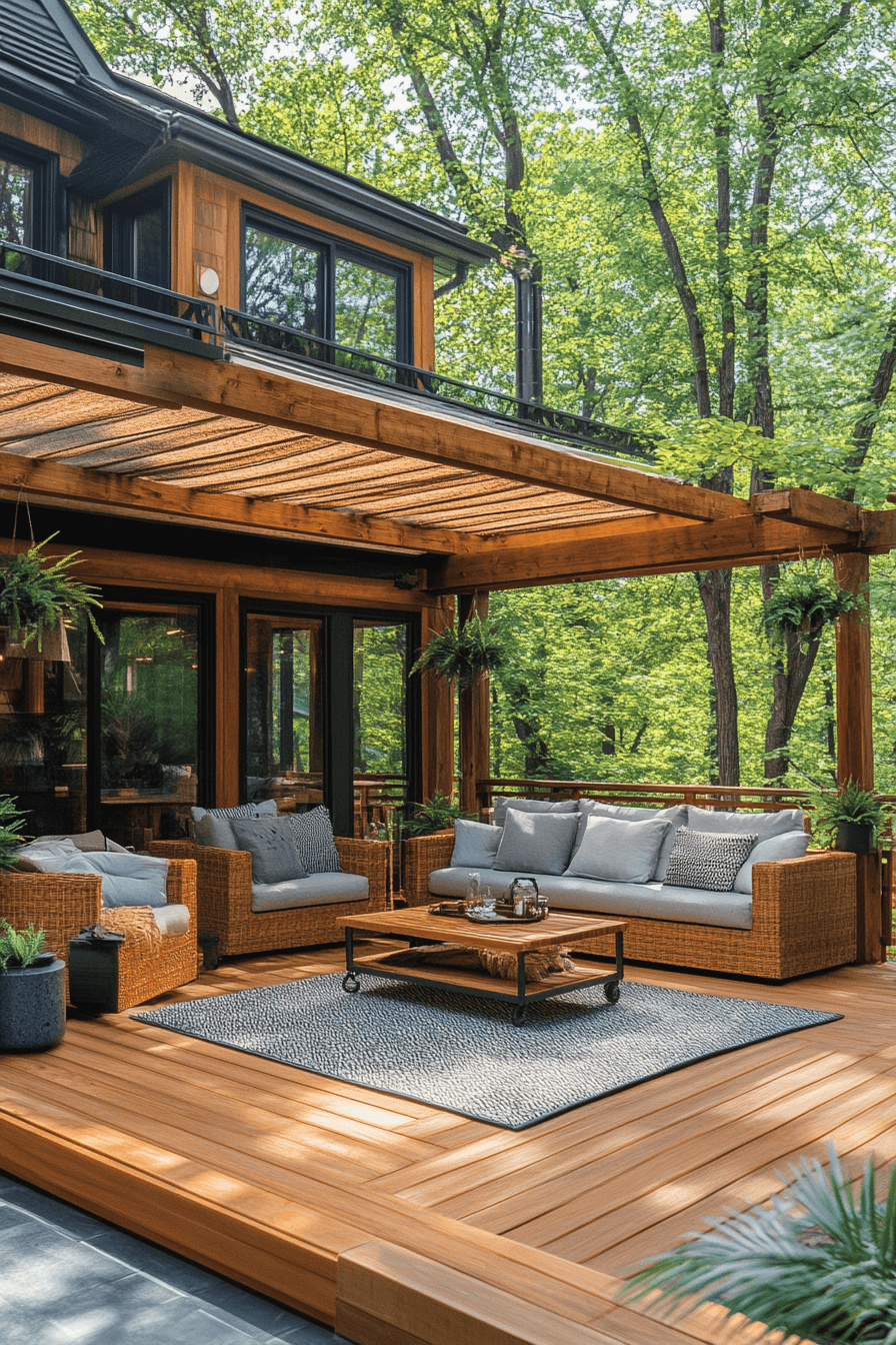 year-round outdoor deck