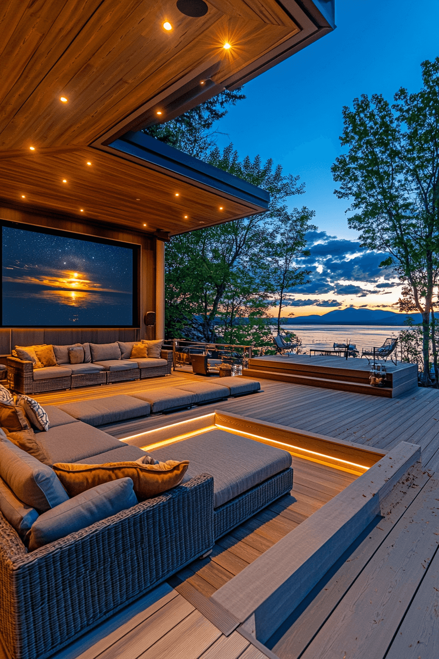 evening gathering deck