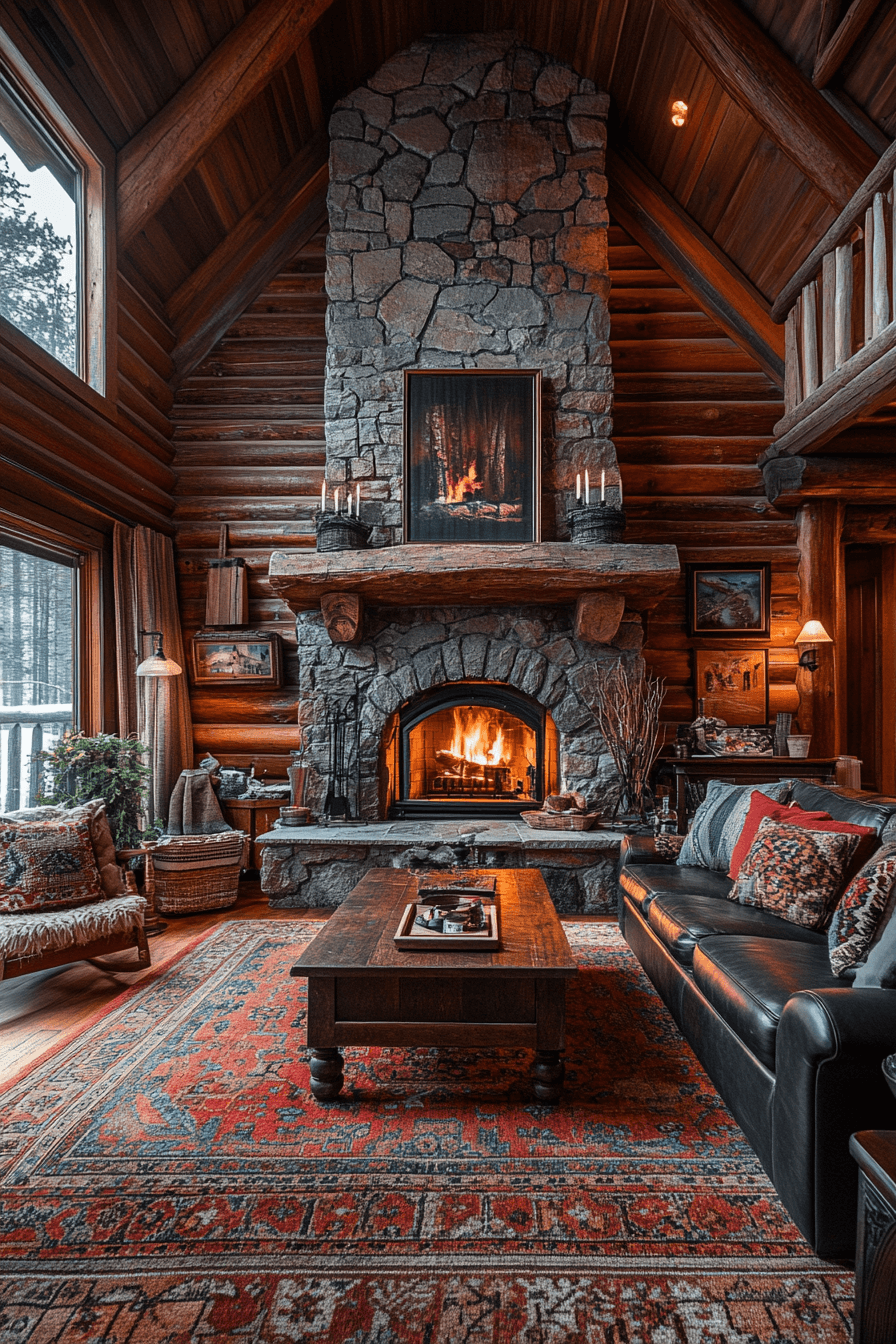 29 Cabin Living Room Details to Fall in Love With cabin living room