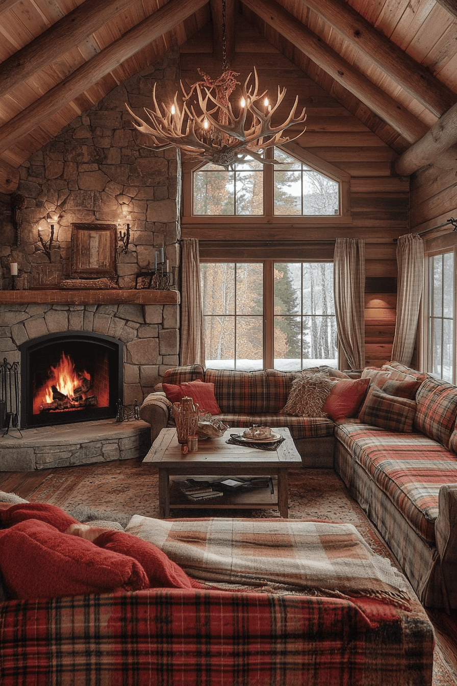 29 Cabin Living Room Details to Fall in Love With cabin living room