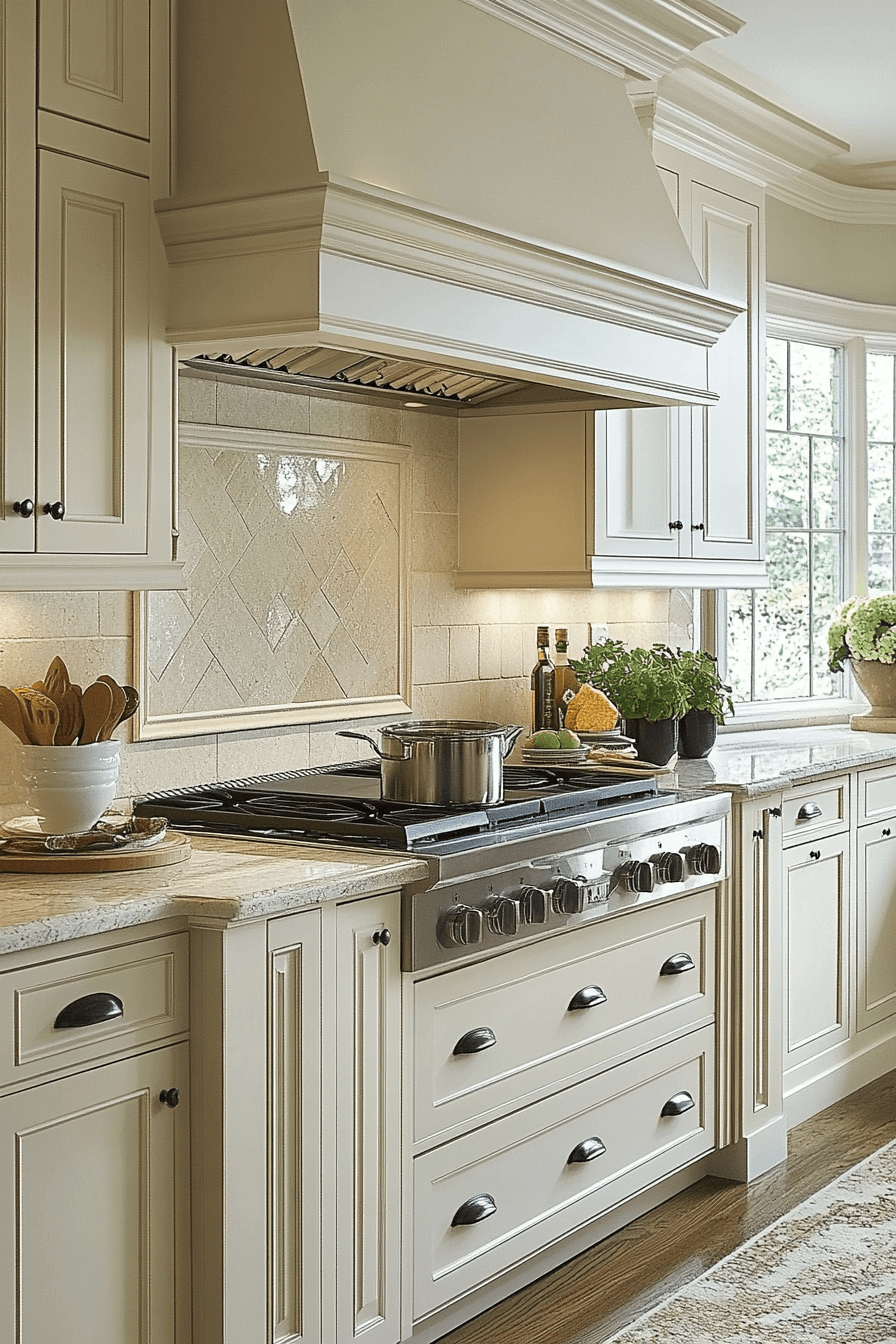 Serene Maple Retreat Kitchen Cabinets