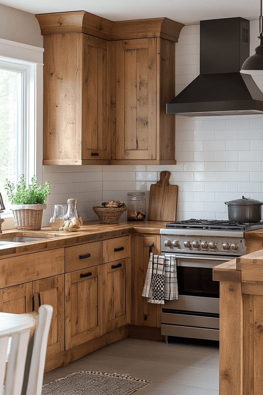 Warm Maple Welcome Kitchen Cabinets