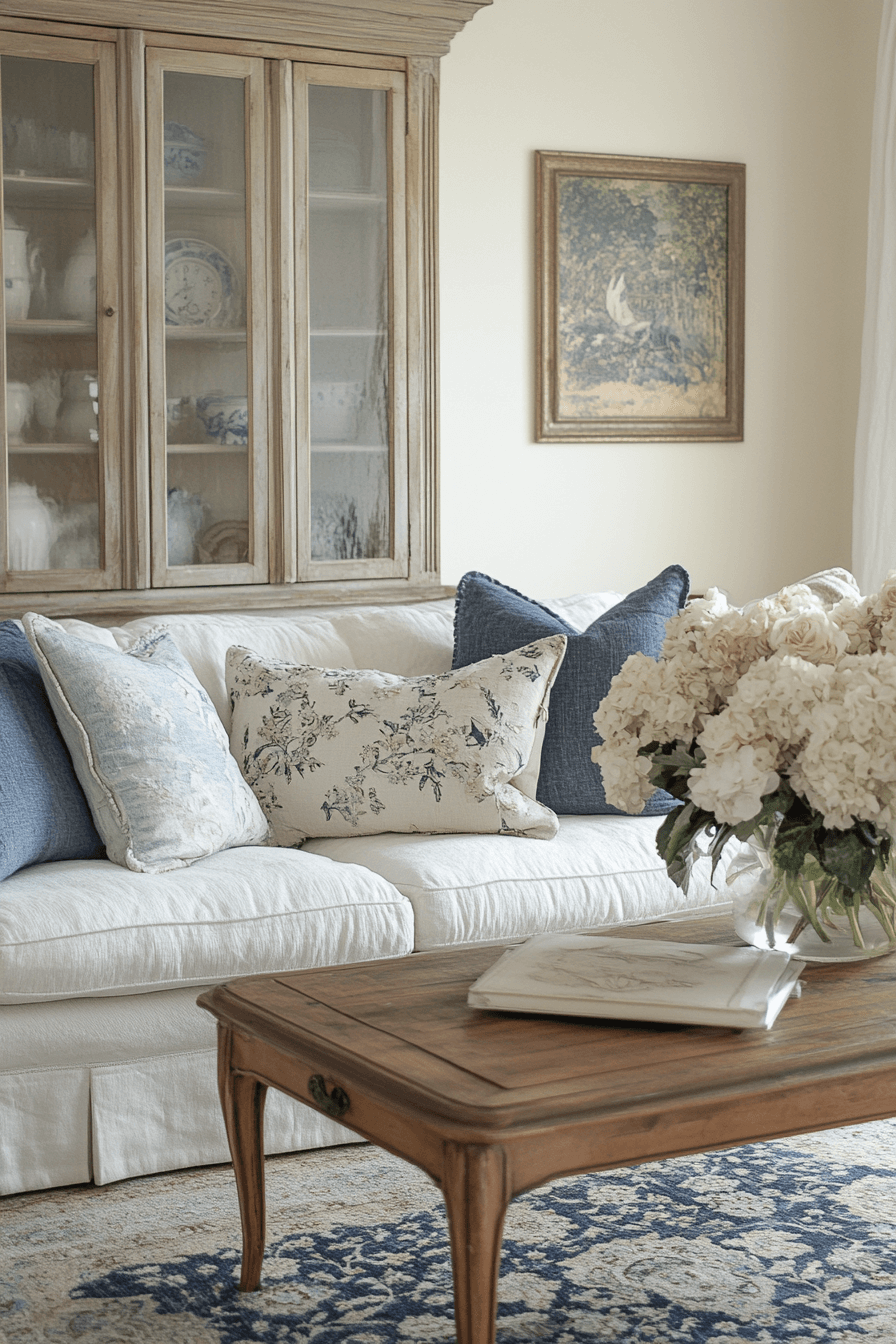 french provincial living room