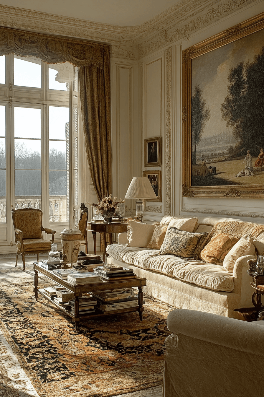 french provincial living room