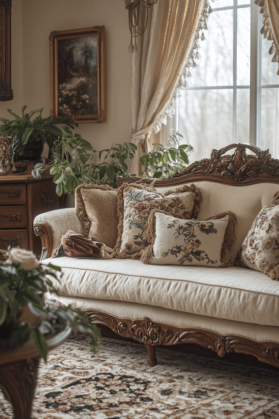 french provincial living room