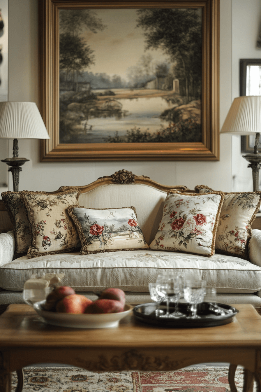 french provincial living room