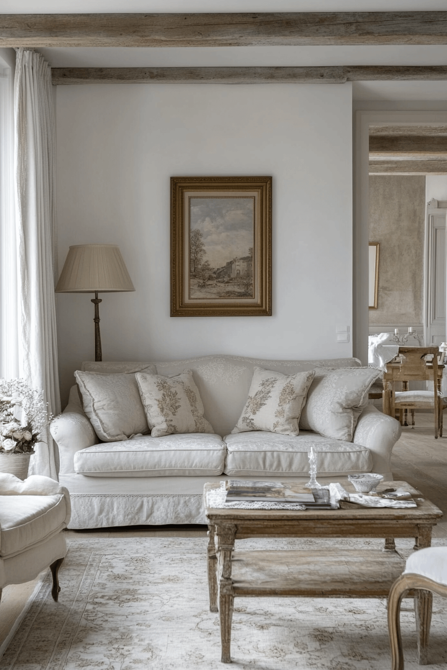 french provincial living room