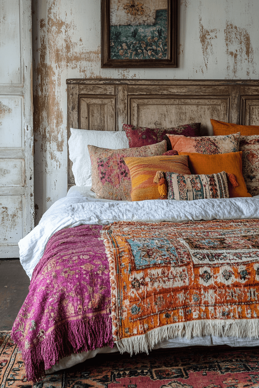 boho vintage bedroom