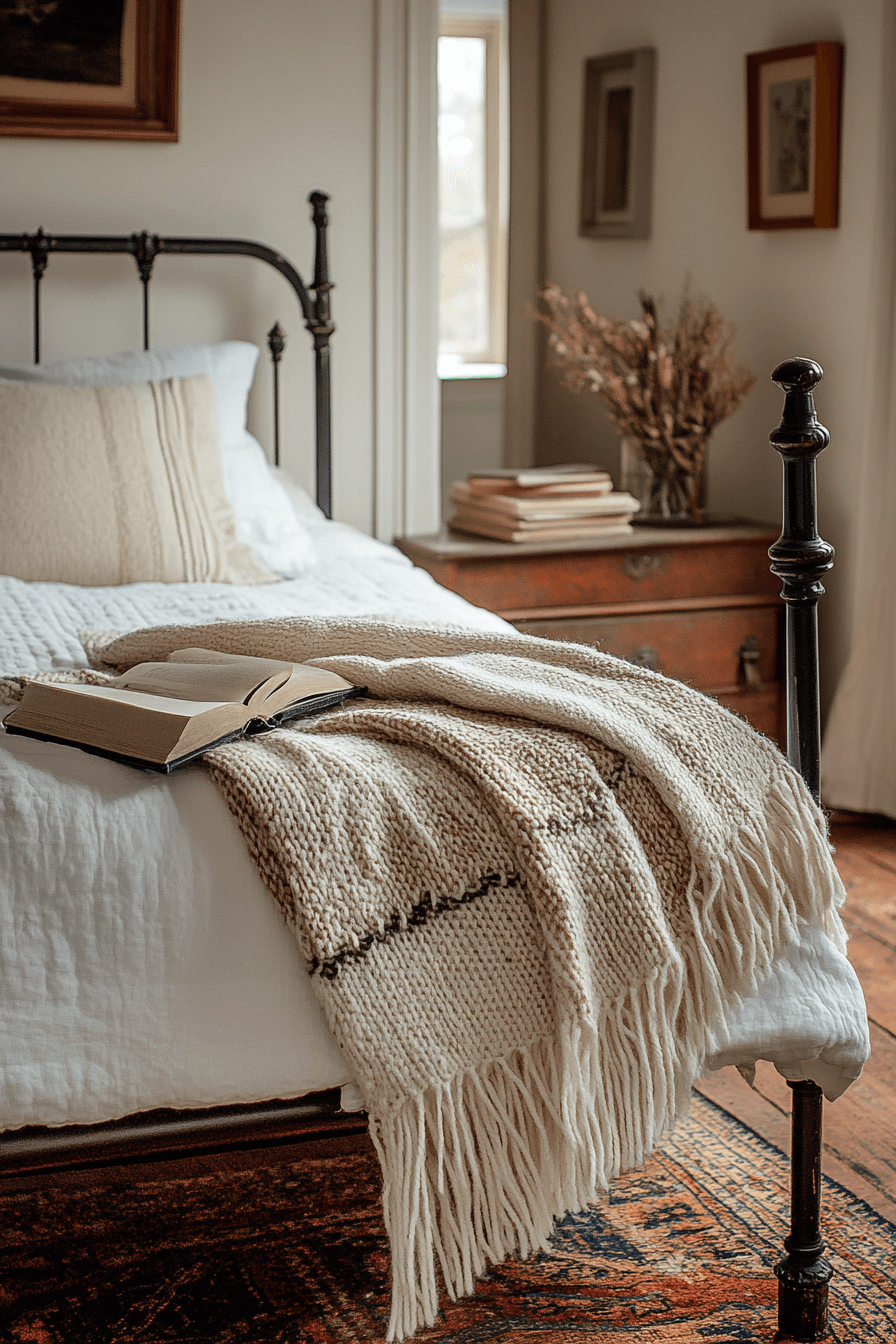boho vintage bedroom