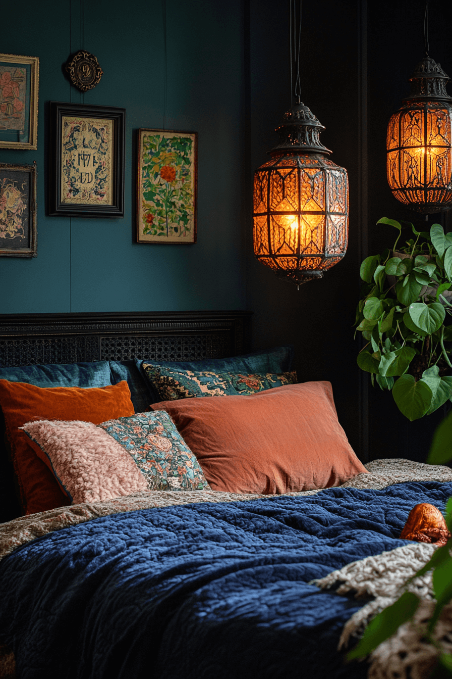 boho vintage bedroom