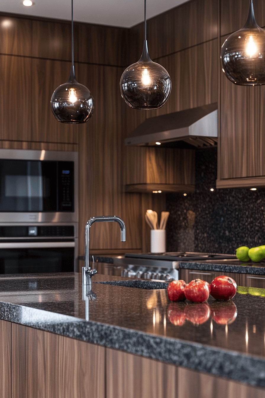 wooden kitchen cabinets