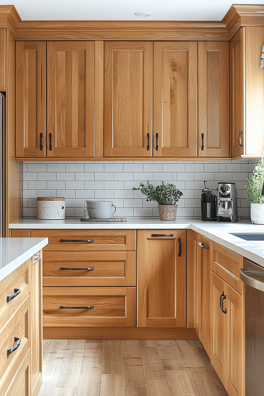 wooden kitchen cabinets
