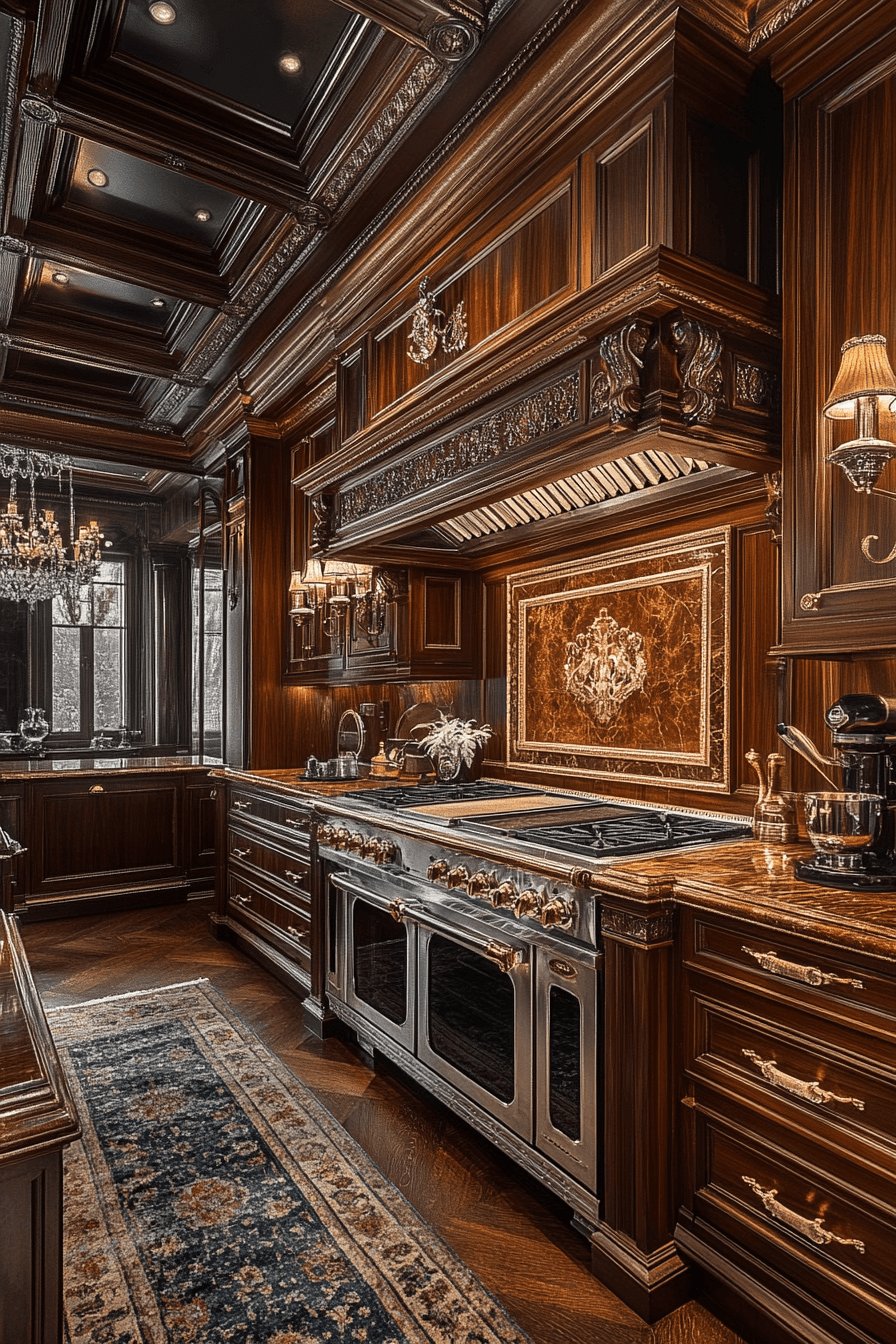 wooden kitchen cabinets