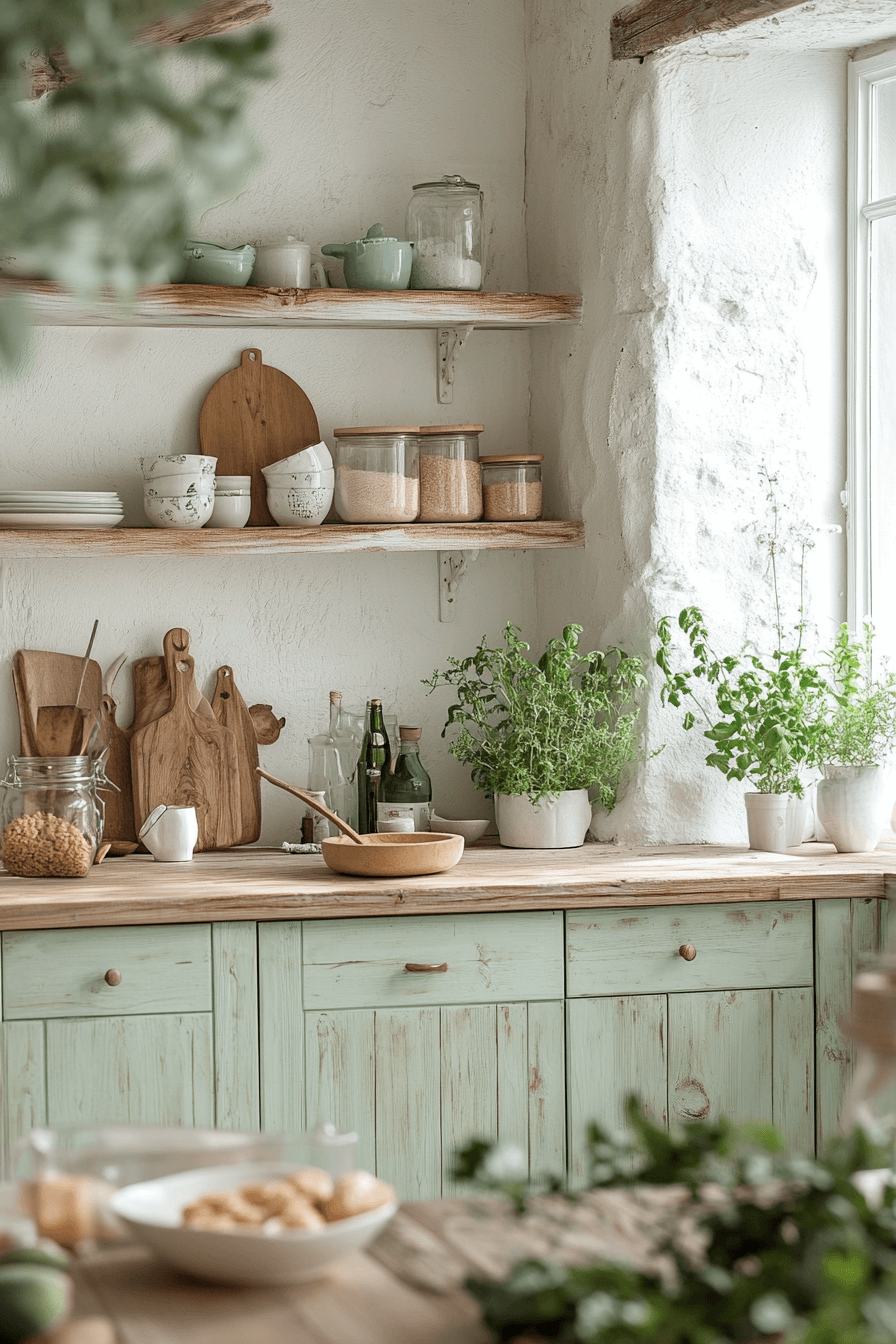 wooden kitchen cabinets
