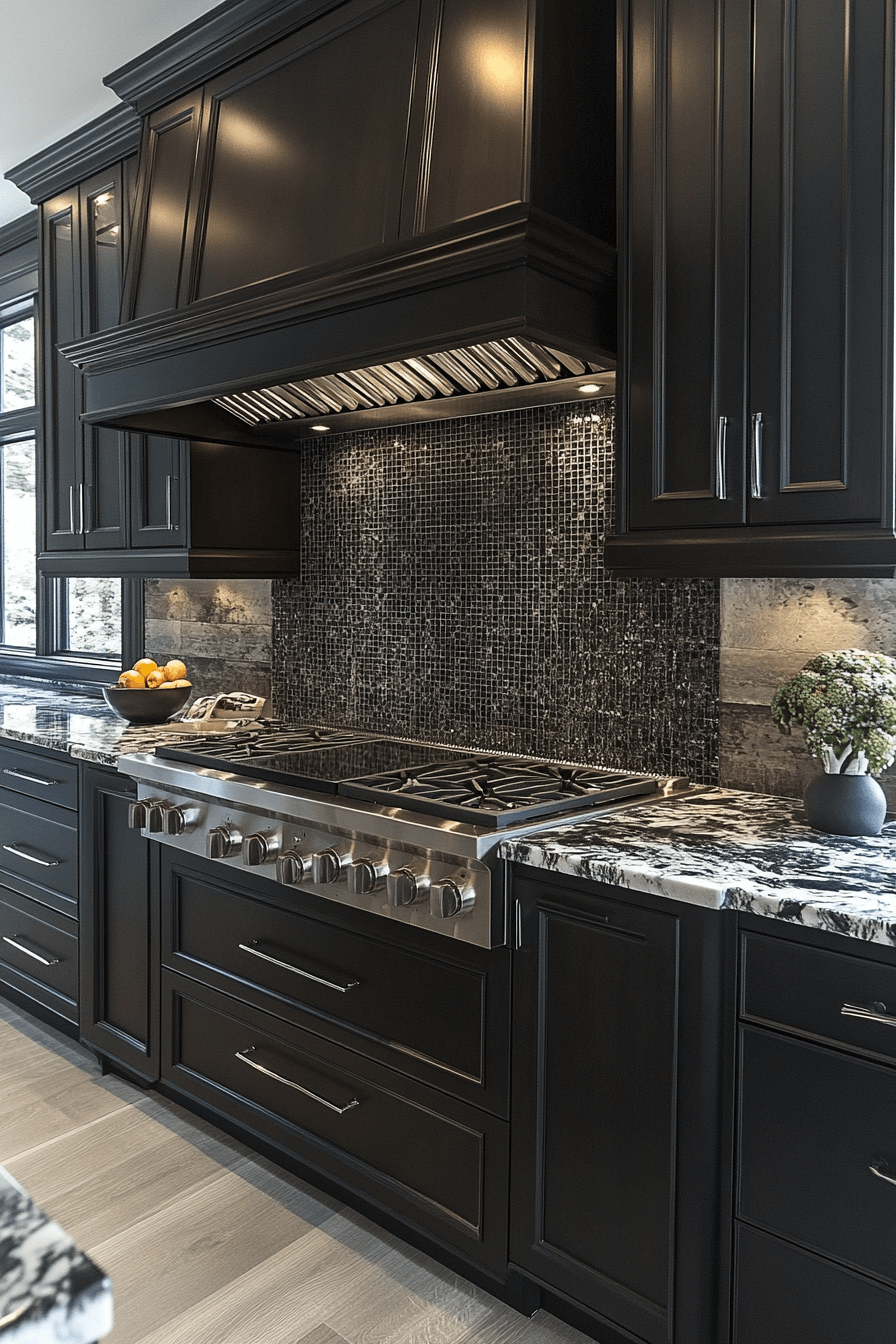 wooden kitchen cabinets