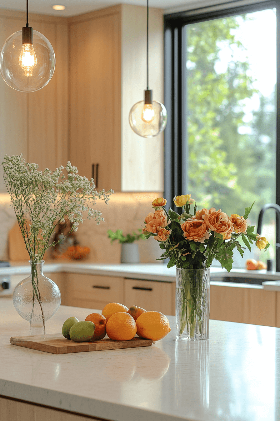 wooden kitchen cabinets
