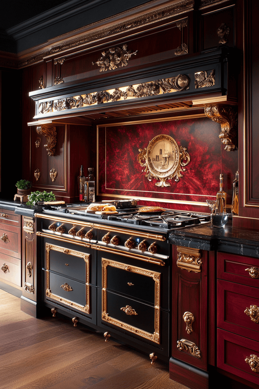 wooden kitchen cabinets