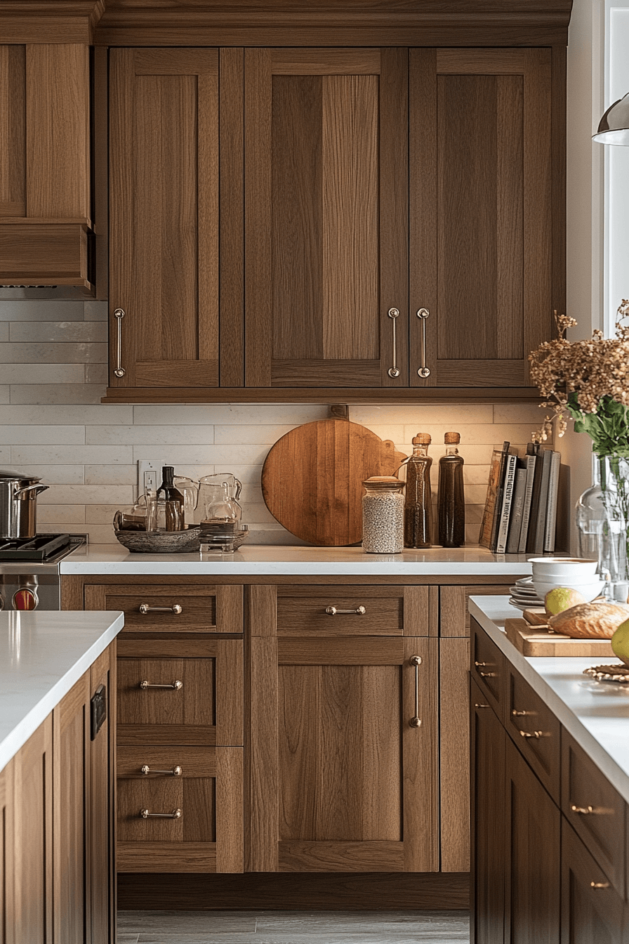 wooden kitchen cabinets