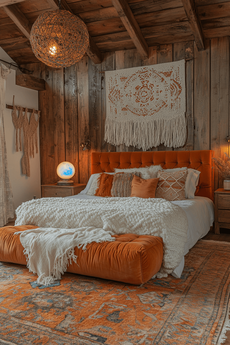 1970s Bohemian Bedroom