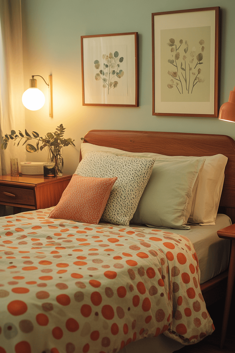 Minimalist 1950s Bedroom