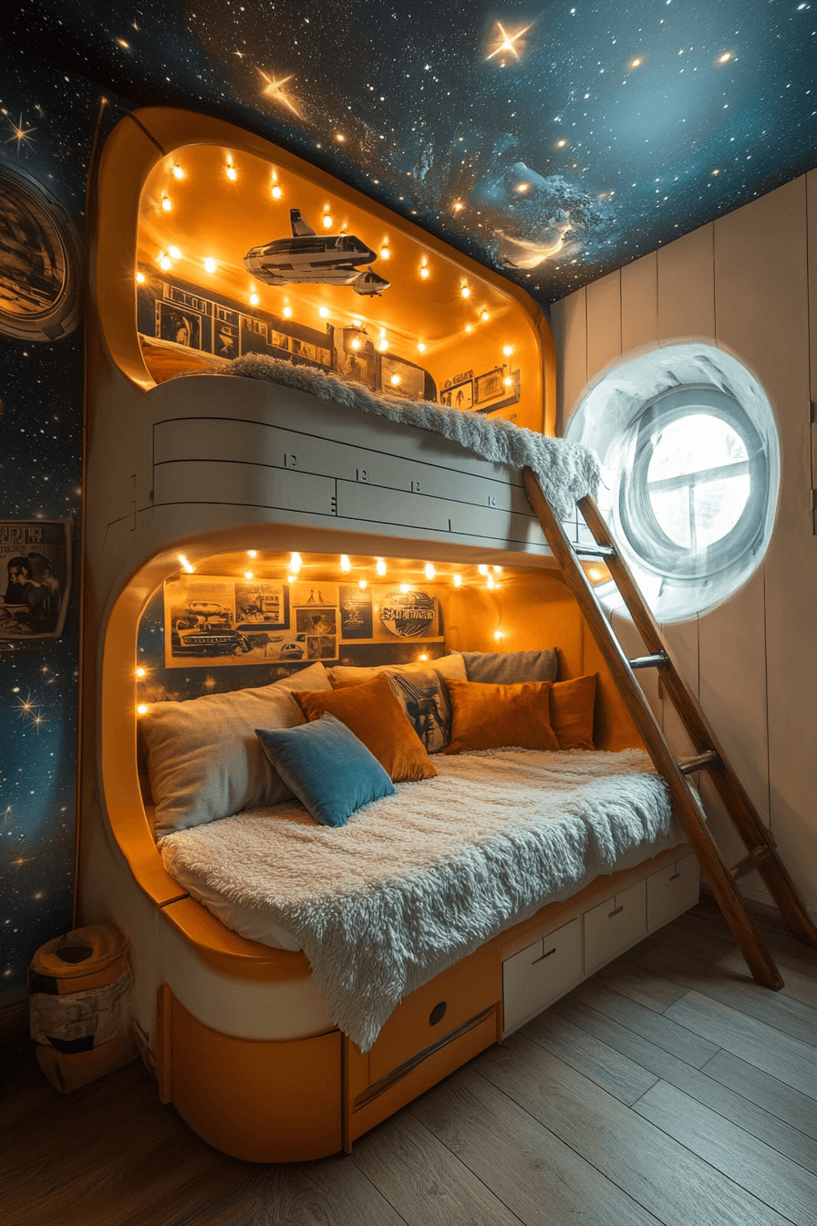 Sci-Fi Retro Bedroom