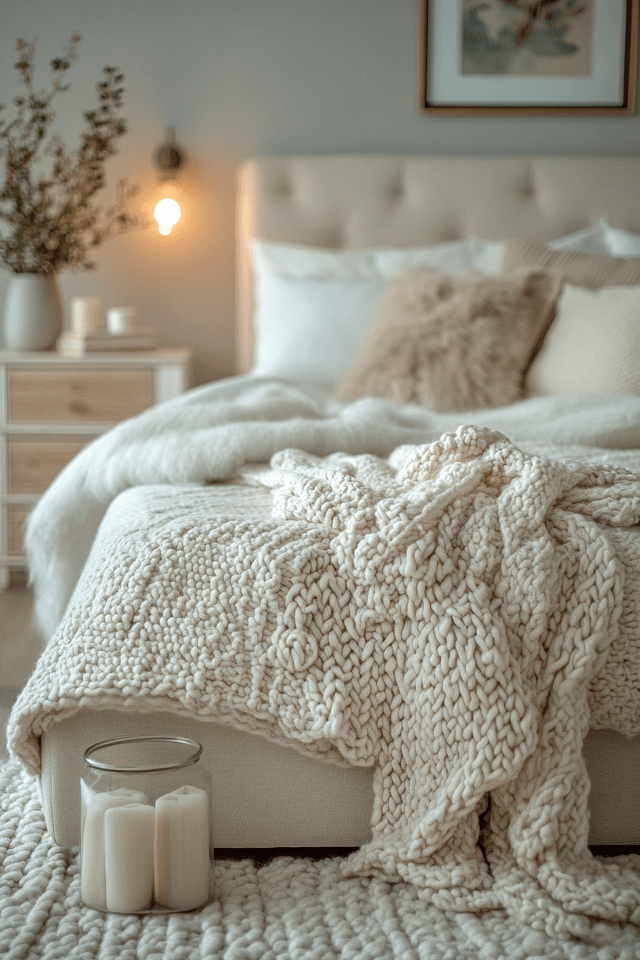 cozy neutral bedroom