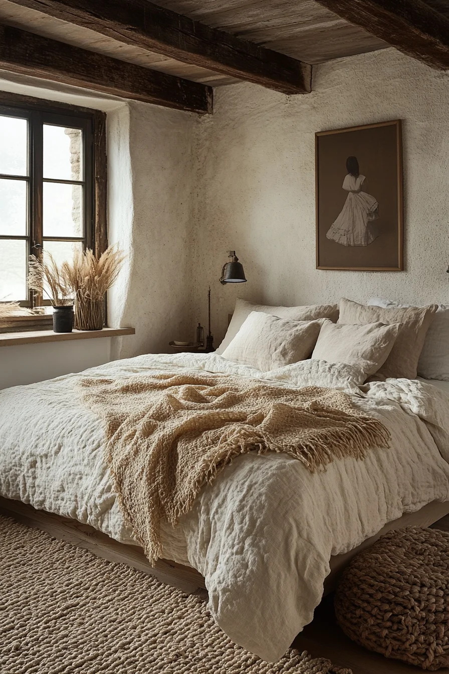 cozy neutral bedroom