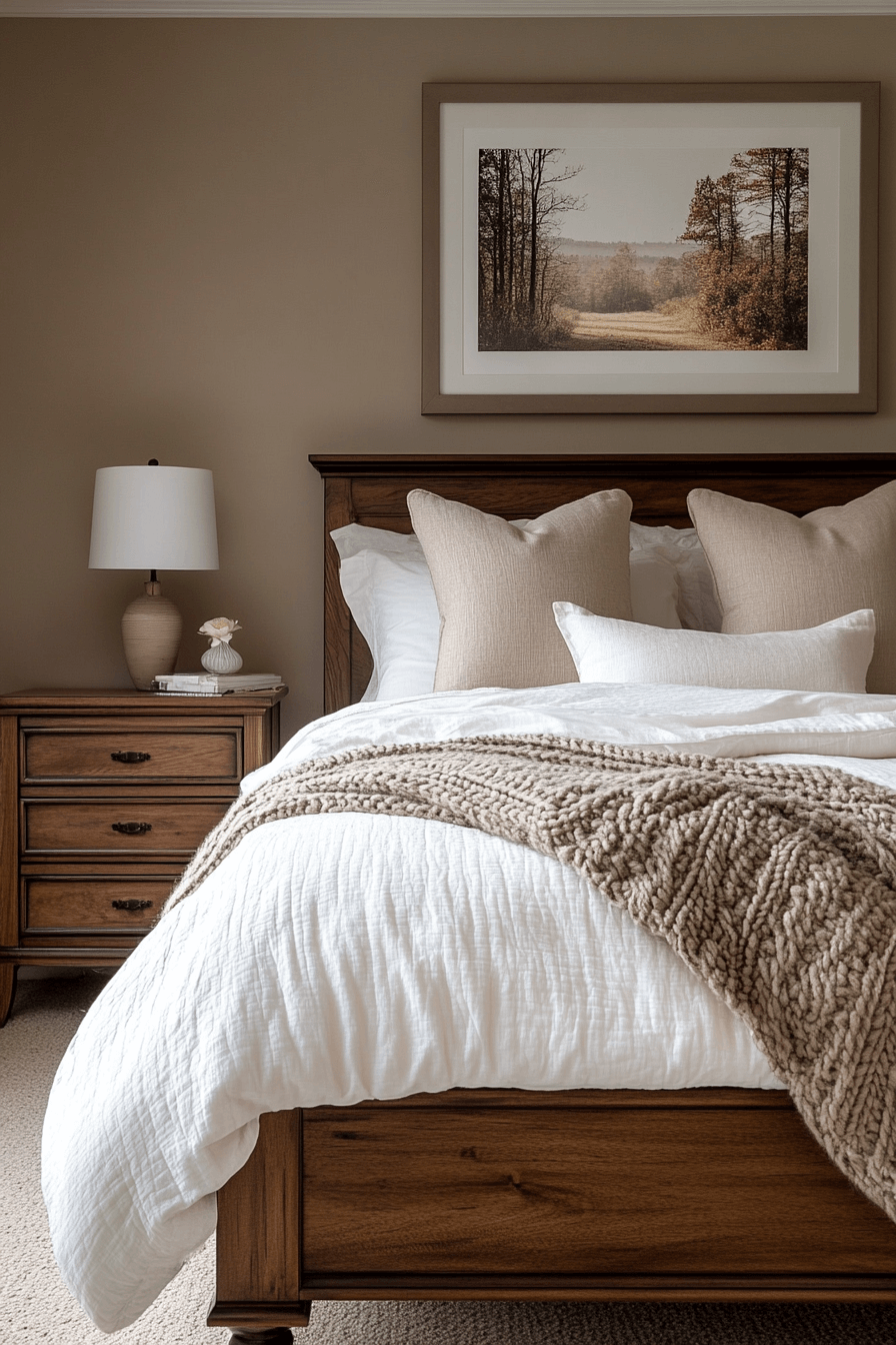 cozy neutral bedroom