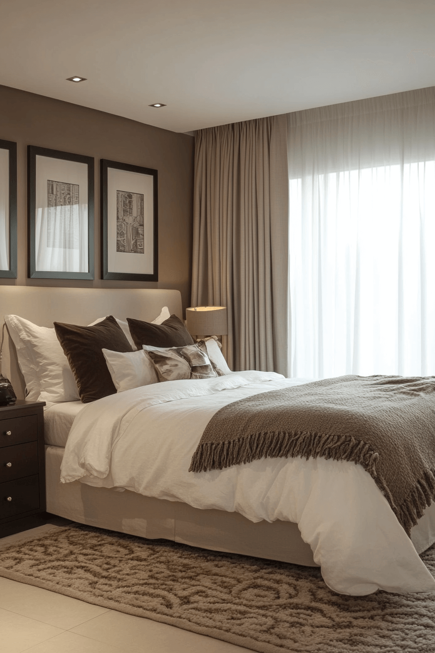 cozy neutral bedroom