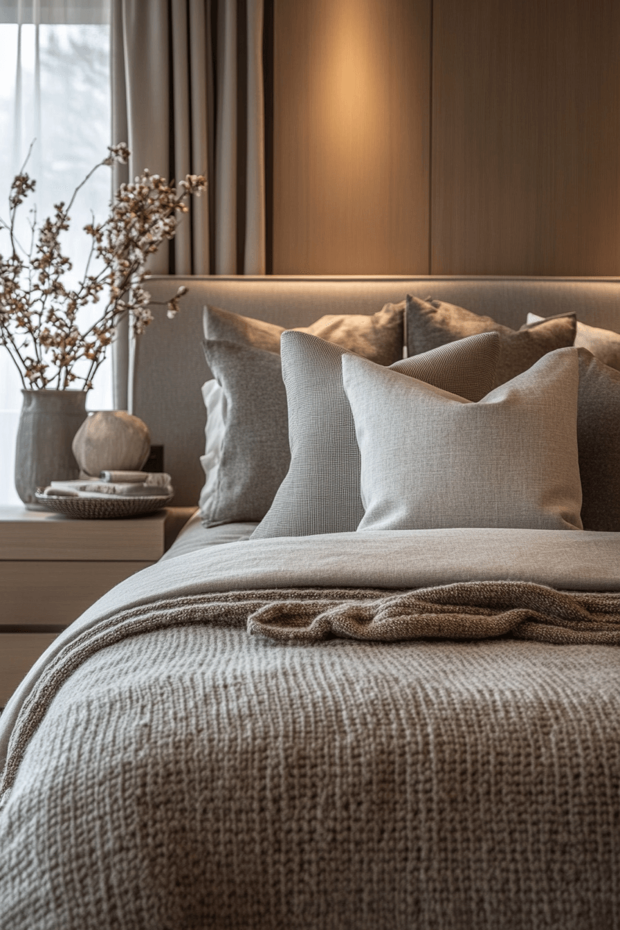 cozy neutral bedroom