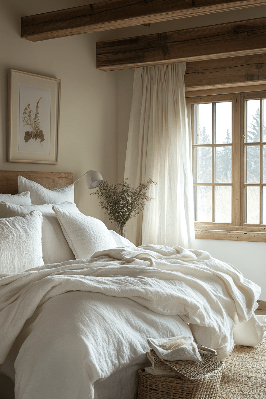 cozy neutral bedroom